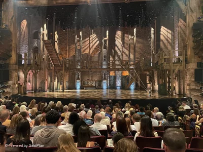 Richard Rodgers Theatre Orchestra L104 view from seat photo