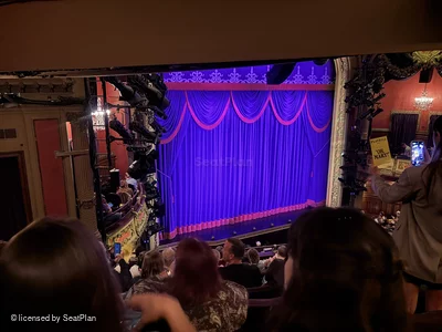 Lyceum Theatre Mezzanine H19 view from seat photo