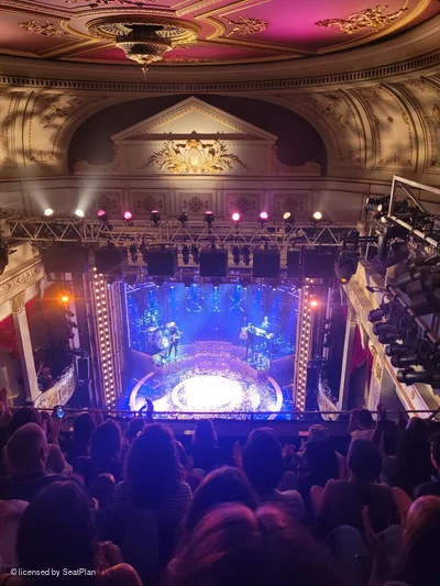 Vaudeville Theatre Upper Circle F12 view from seat photo