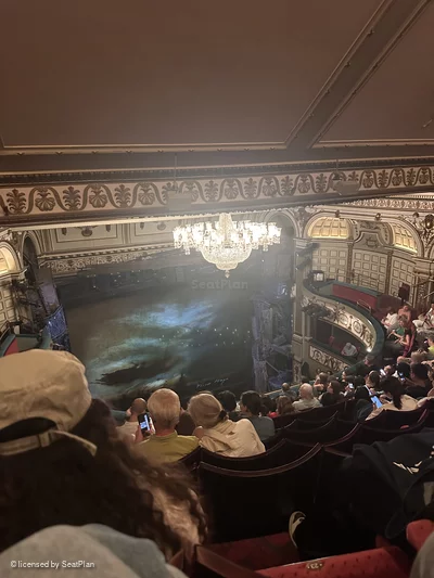 Sondheim Theatre Dress Circle K25 view from seat photo