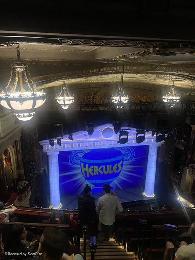 Theatre Royal Drury Lane Balcony G34 view from seat photo