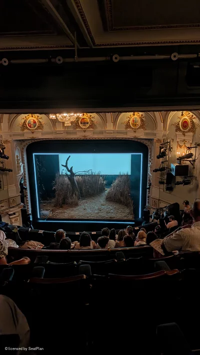 Ambassadors Theatre Circle M5 view from seat photo