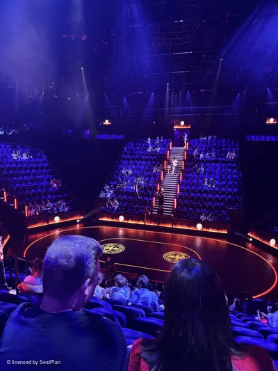 Troubadour Canary Wharf Theatre District 4 M61 view from seat photo