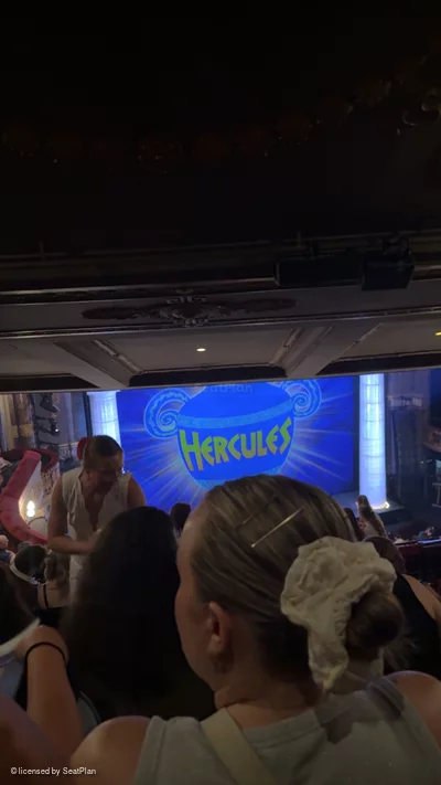 Theatre Royal Drury Lane Grand Circle K39 view from seat photo