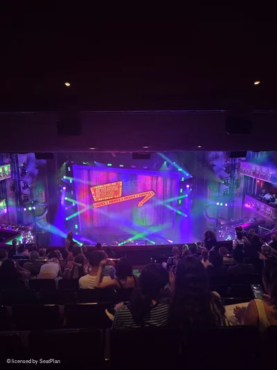 Prince Edward Theatre Dress Circle L15 view from seat photo