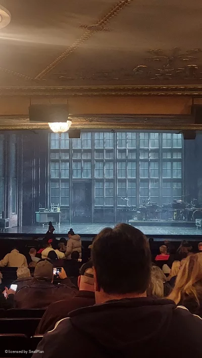 Neil Simon Theatre Orchestra Y110 view from seat photo