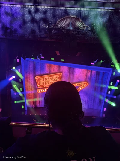 Prince Edward Theatre Grand Circle B22 view from seat photo