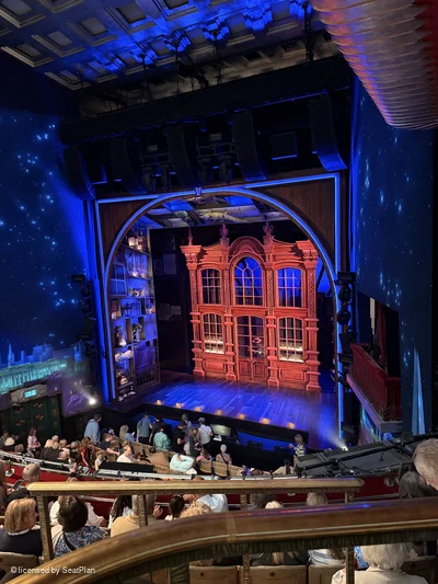 Savoy Theatre Dress Circle FA2 view from seat photo
