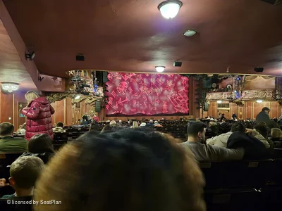 Lyceum Theatre Stalls ZA43 view from seat photo