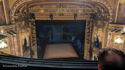 Theatre Royal Haymarket Upper Circle B18 view from seat photo