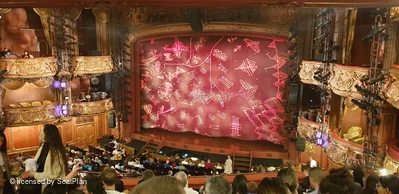 Lyceum Theatre Royal Circle J8 view from seat photo