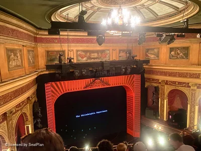 Phoenix Theatre Grand Circle G25 view from seat photo