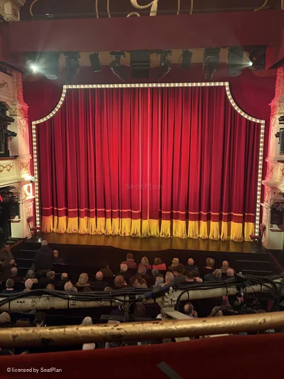Garrick Theatre Dress Circle A11 view from seat photo