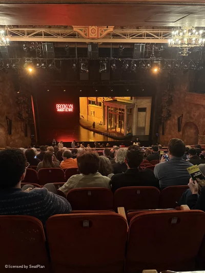 August Wilson Theatre Mezzanine L108 view from seat photo