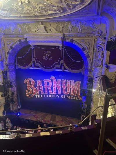 Richmond Theatre Upper Circle C1 view from seat photo