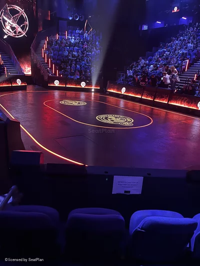 Troubadour Canary Wharf Theatre District 2 C103 view from seat photo