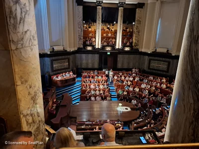 London County Hall South Gallery C3 view from seat photo