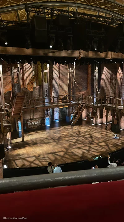 Richard Rodgers Theatre Front Mezzanine A11 view from seat photo