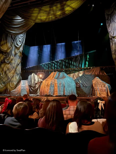 His Majesty's Theatre Stalls E16 view from seat photo