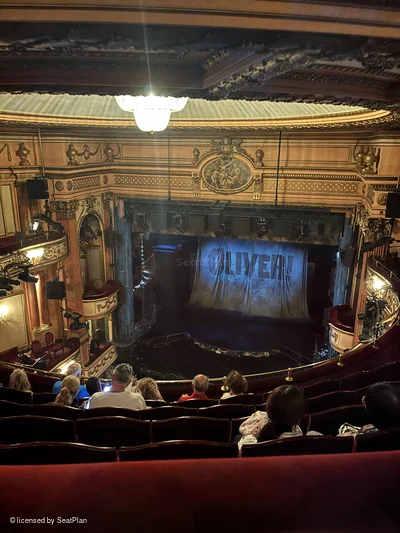Gielgud Theatre Grand Circle F8 view from seat photo