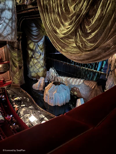 His Majesty's Theatre Grand Circle A1 view from seat photo