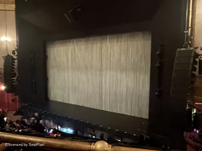St James Theatre Mezzanine A12 view from seat photo