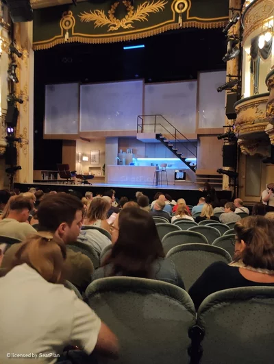 Wyndham's Theatre Stalls M7 view from seat photo