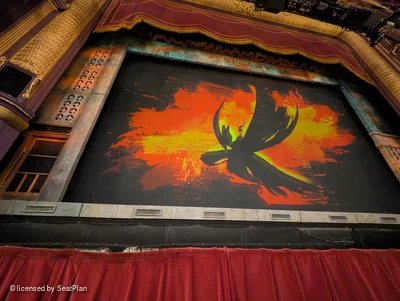 Palace Theatre Stalls AA30 view from seat photo