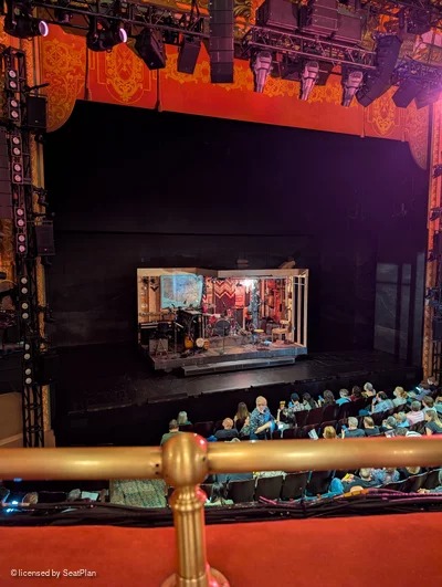 Longacre Theatre Mezzanine A4 view from seat photo
