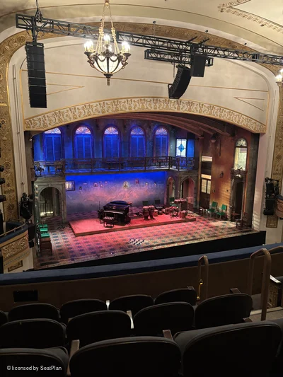 Gerald Schoenfeld Theatre Mezzanine E7 view from seat photo