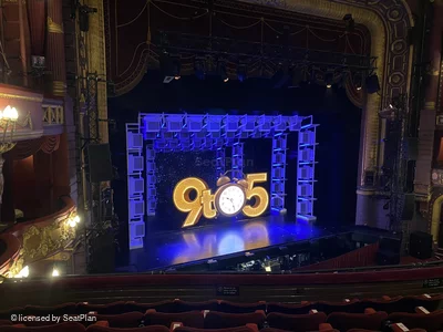 Palace Theatre Circle F39 view from seat photo
