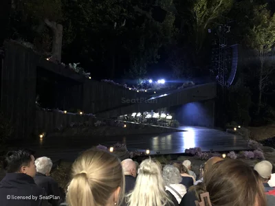 Regent's Park Open Air Theatre Lower Right I52 view from seat photo