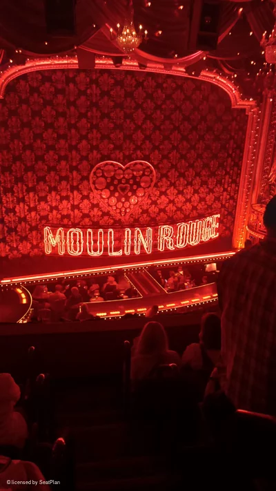 Al Hirschfeld Theatre Mezzanine D21 view from seat photo