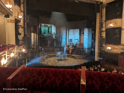 Lyric Theatre Dress Circle A21 view from seat photo