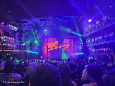 Prince Edward Theatre Stalls V8 view from seat photo