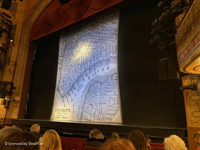 Barrymore Theatre Orchestra G10 view from seat photo