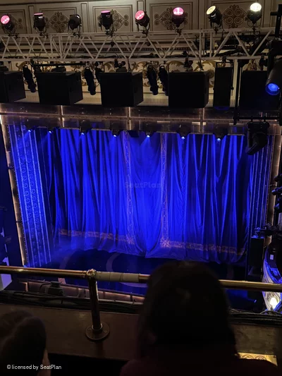 Vaudeville Theatre Upper Circle B16 view from seat photo