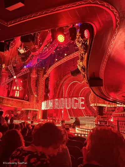 Al Hirschfeld Theatre Orchestra M26 view from seat photo
