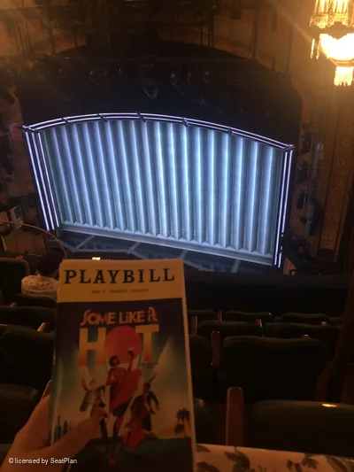 Shubert Theatre Balcony E22 view from seat photo
