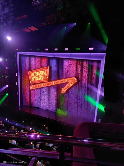 Prince Edward Theatre Loge 3 1 view from seat photo