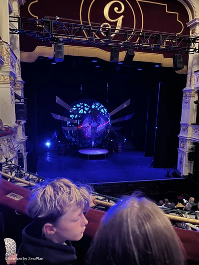 Garrick Theatre Dress Circle B20 view from seat photo