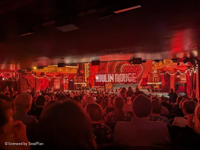 Piccadilly Theatre Stalls S2 view from seat photo