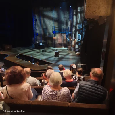 Barbican Theatre Circle EE2 view from seat photo