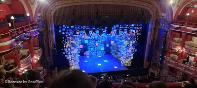 Bristol Hippodrome Upper Circle F37 view from seat photo