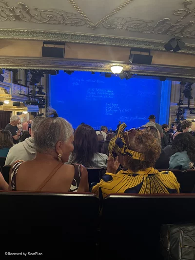 Neil Simon Theatre Orchestra V11 view from seat photo