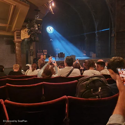 Palace Theatre Stalls K29 view from seat photo