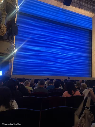 Novello Theatre Stalls L22 view from seat photo