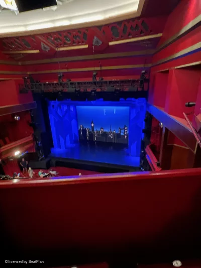 Adelphi Theatre Upper Circle B9 view from seat photo
