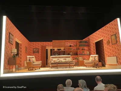 Harold Pinter Theatre Stalls F13 view from seat photo