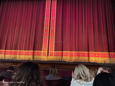 St Martin's Theatre Stalls D13 view from seat photo